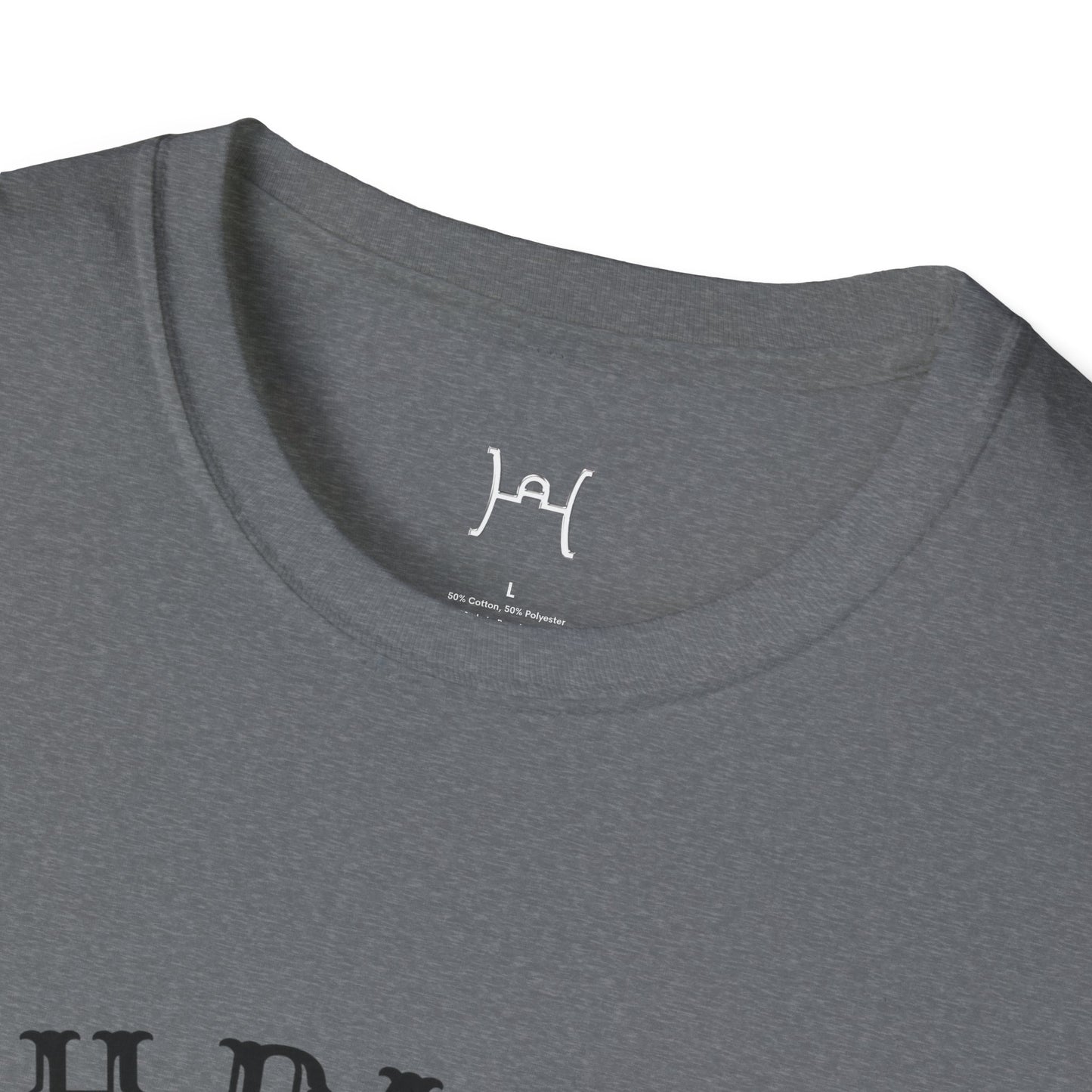 AH Ranch Unisex Softstyle T-Shirt - Vintage Boho Cow Skull Design