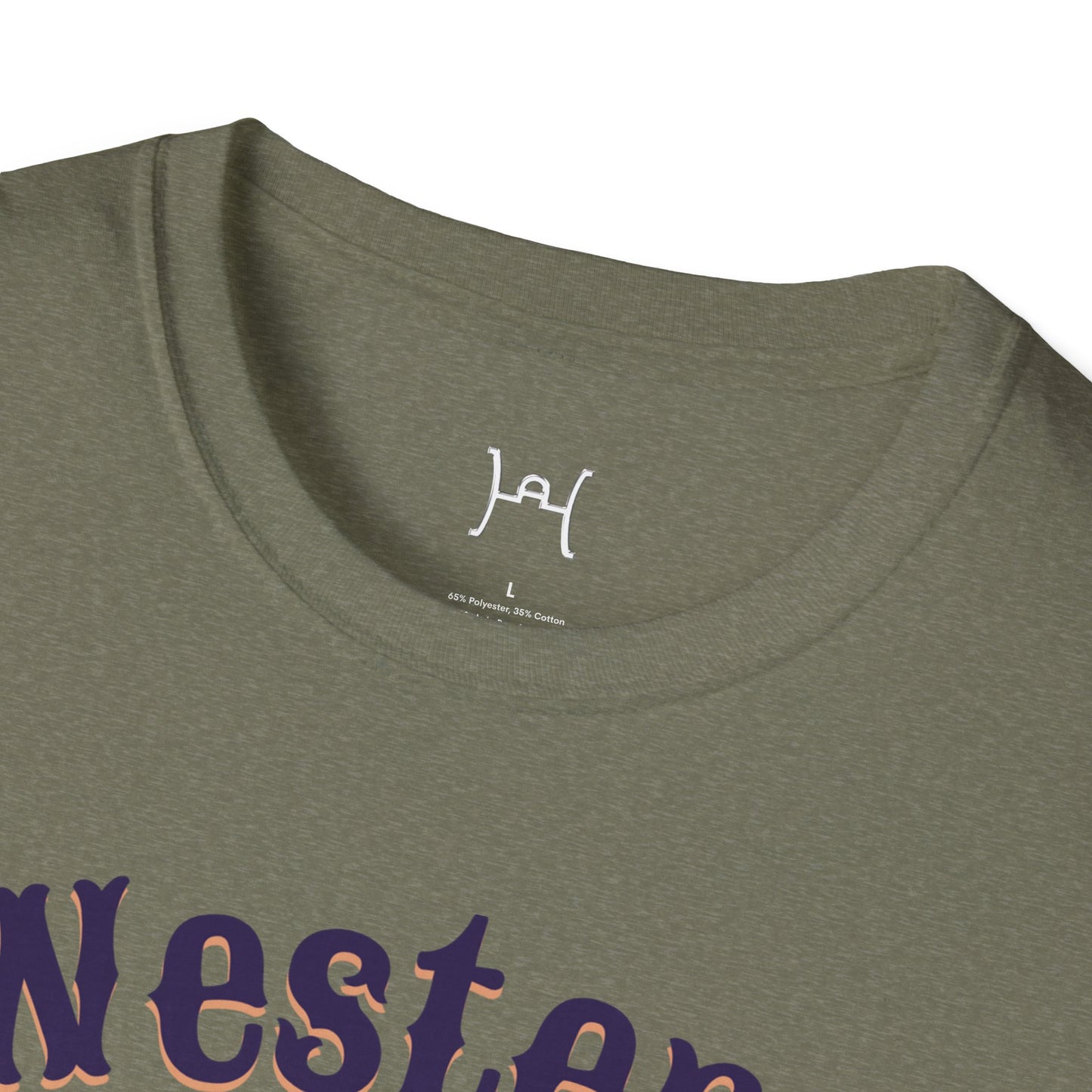Western Rodeo Unisex Softstyle T-Shirt – Casual Cowboy Vibe, Perfect for Rodeo Events and Friends Gatherings