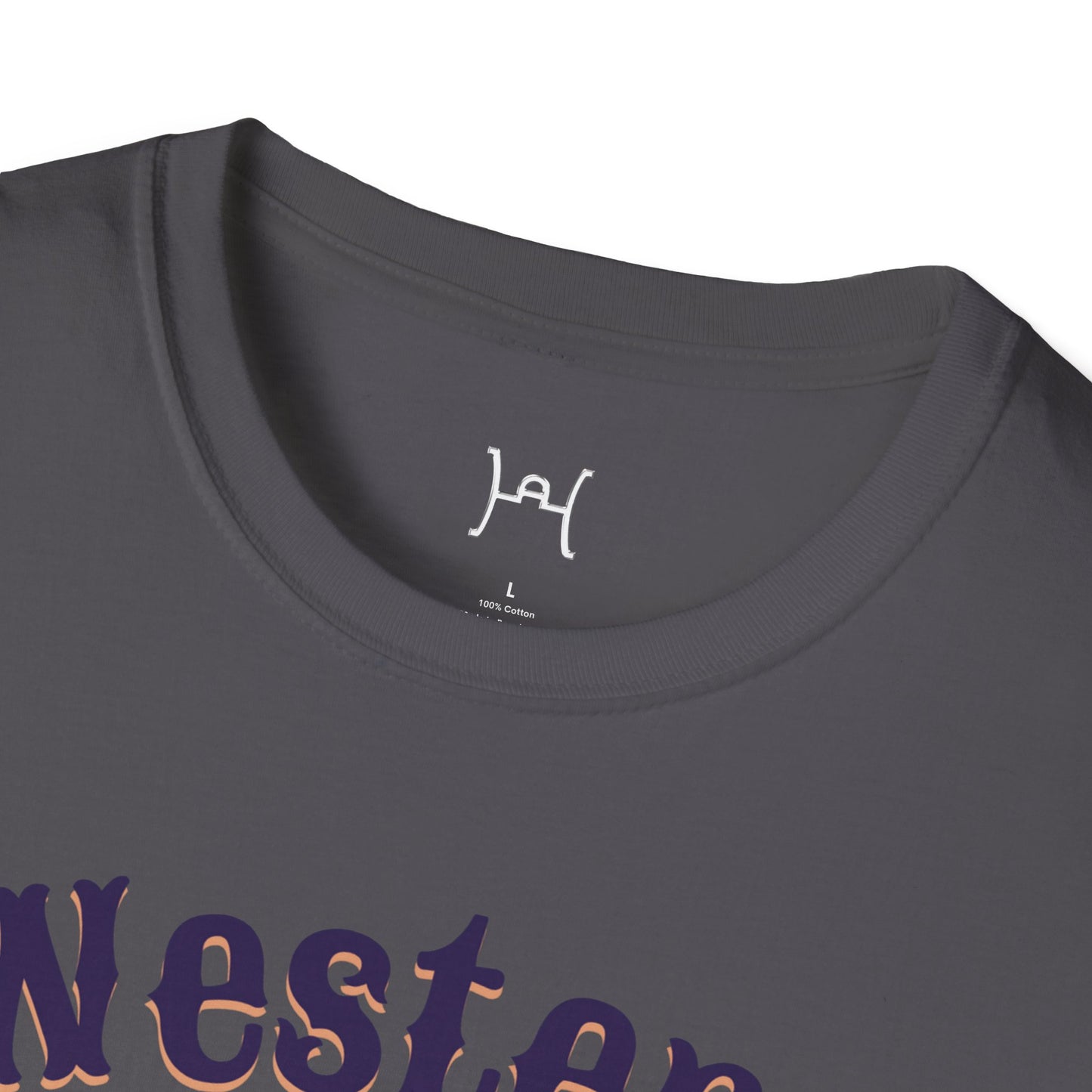 Western Rodeo Unisex Softstyle T-Shirt – Casual Cowboy Vibe, Perfect for Rodeo Events and Friends Gatherings