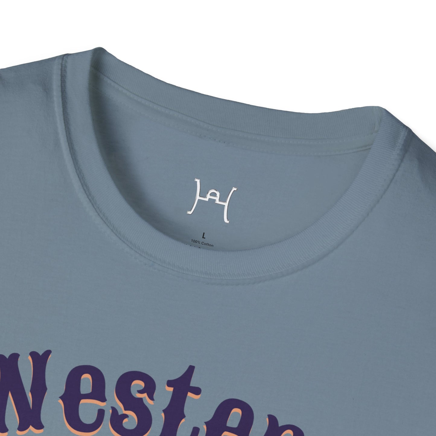 Western Rodeo Unisex Softstyle T-Shirt – Casual Cowboy Vibe, Perfect for Rodeo Events and Friends Gatherings