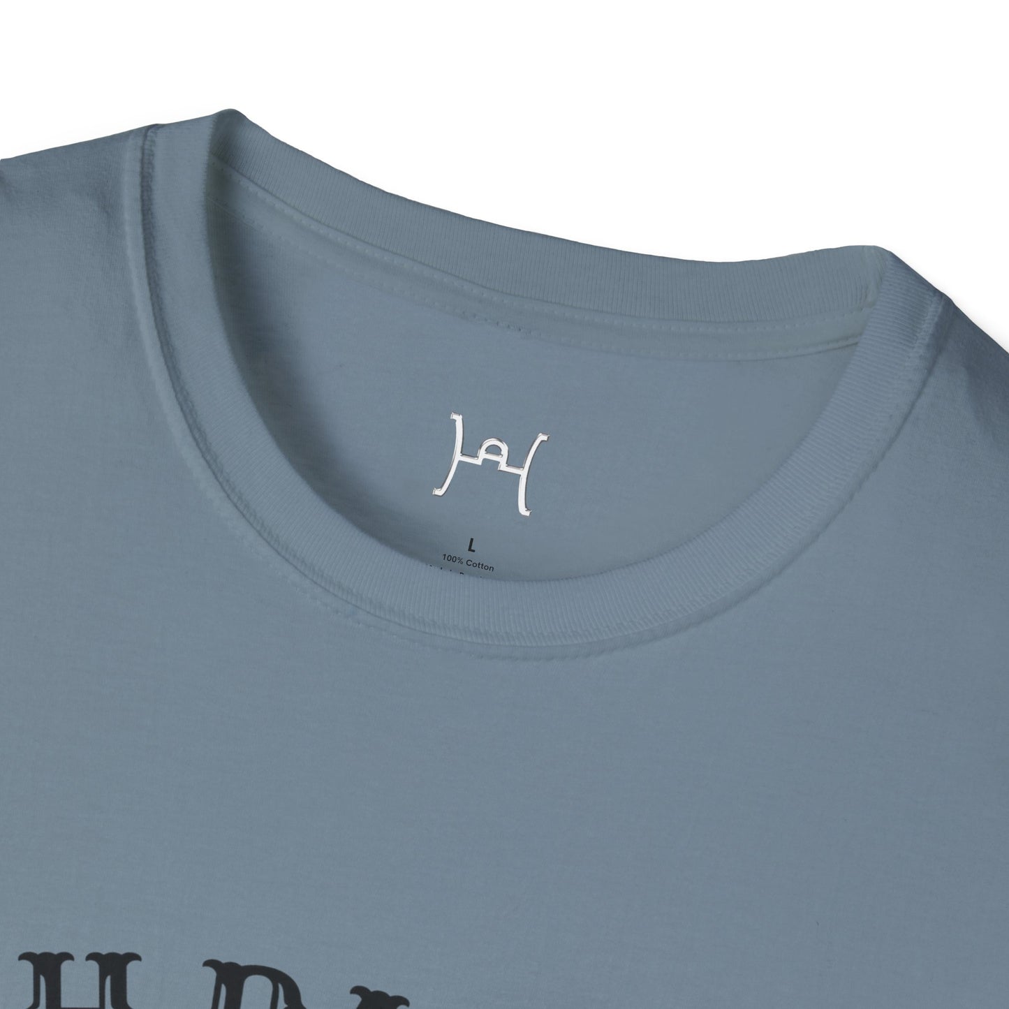 AH Ranch Unisex Softstyle T-Shirt - Vintage Boho Cow Skull Design