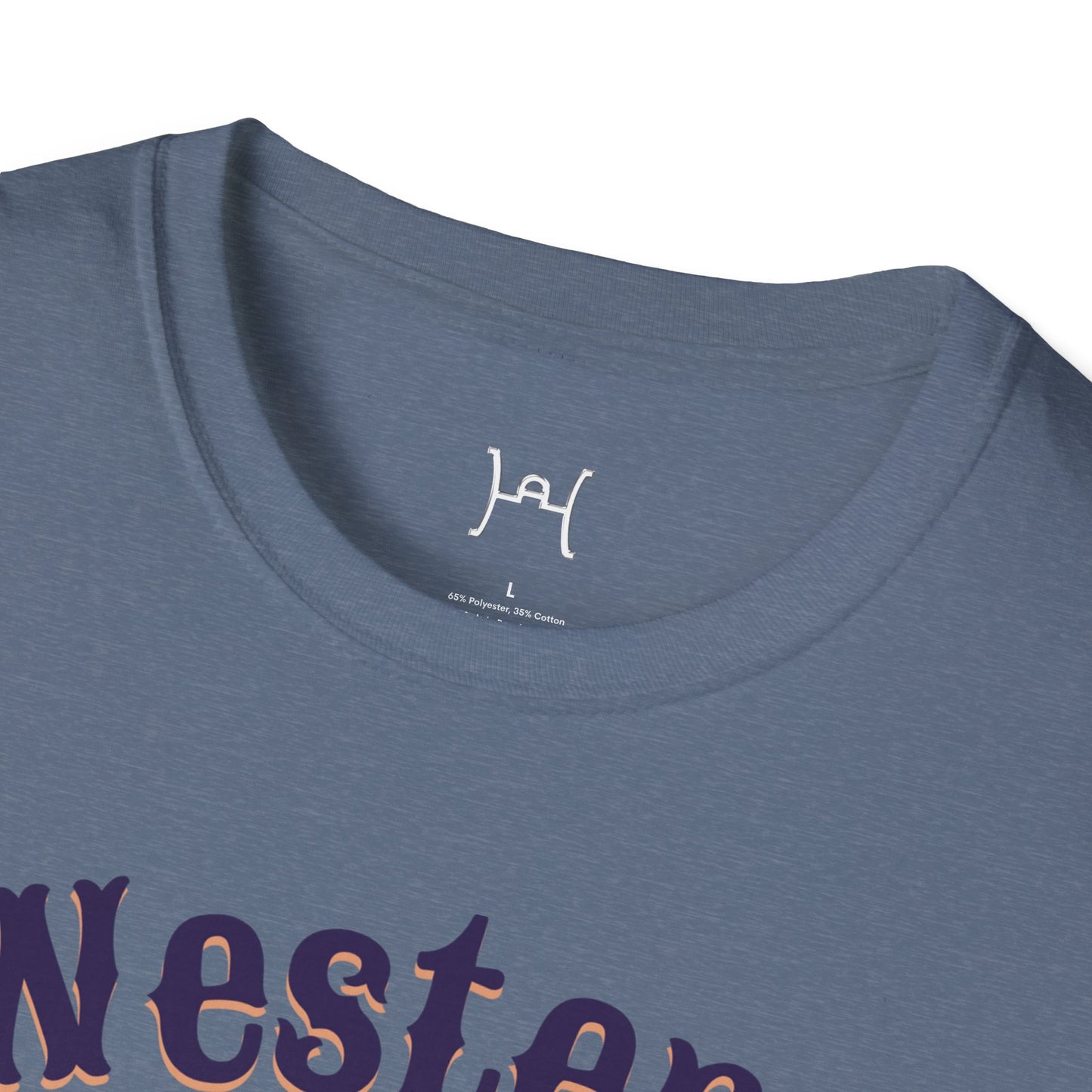 Western Rodeo Unisex Softstyle T-Shirt – Casual Cowboy Vibe, Perfect for Rodeo Events and Friends Gatherings