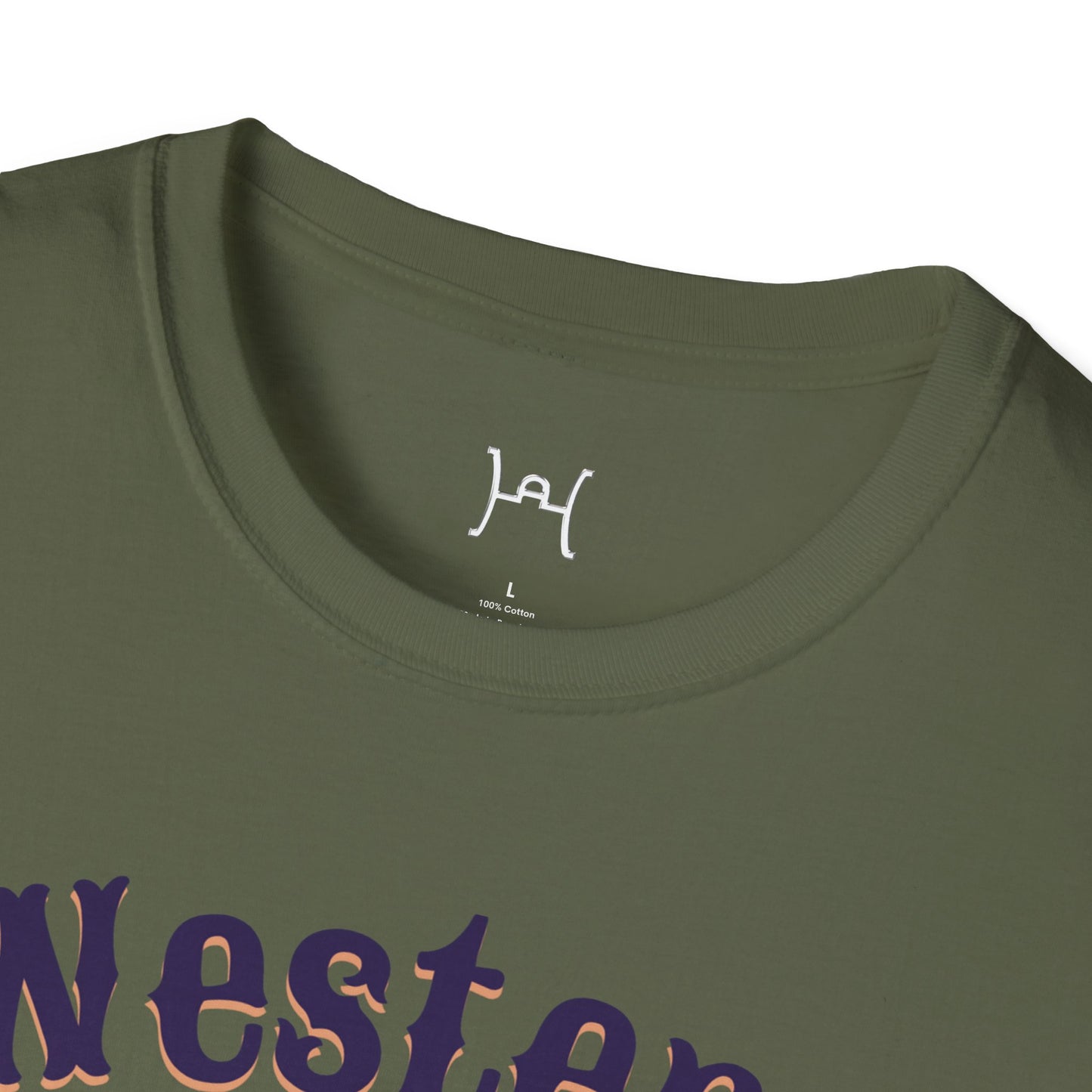 Western Rodeo Unisex Softstyle T-Shirt – Casual Cowboy Vibe, Perfect for Rodeo Events and Friends Gatherings