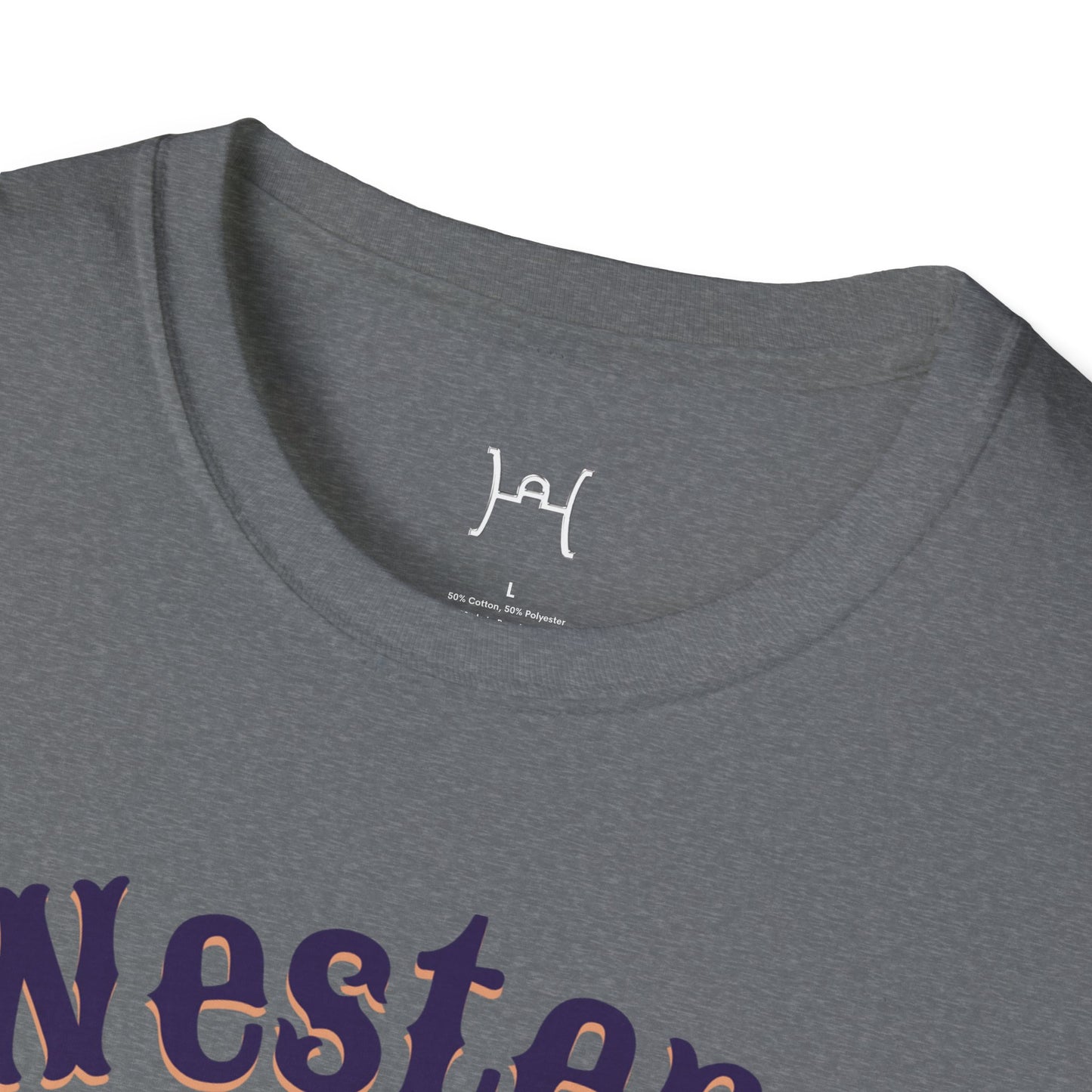 Western Rodeo Unisex Softstyle T-Shirt – Casual Cowboy Vibe, Perfect for Rodeo Events and Friends Gatherings