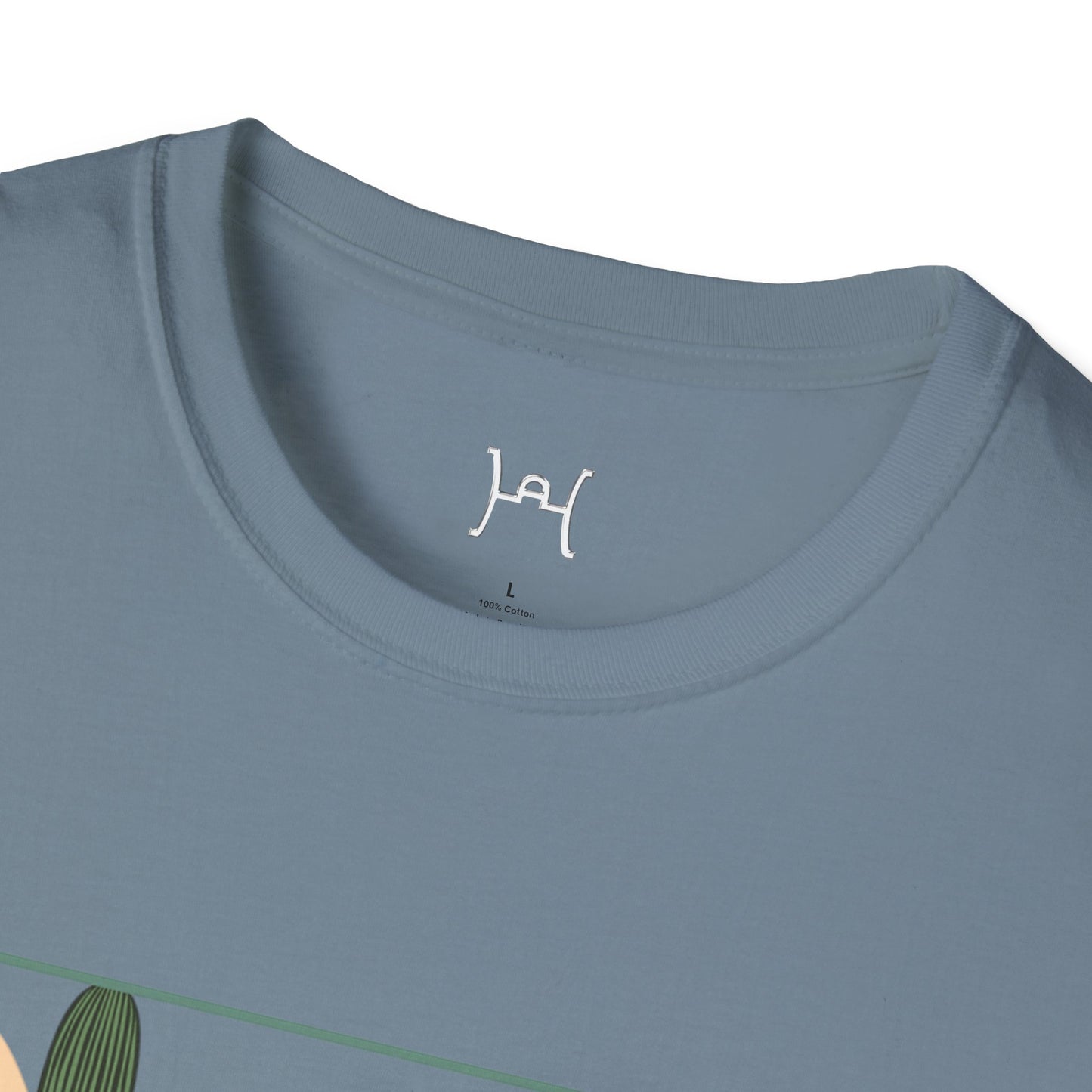 Desert Cactus Unisex Softstyle T-Shirt - Graphic Tee for Nature Lovers