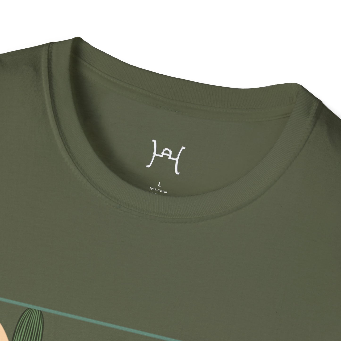 Desert Cactus Unisex Softstyle T-Shirt - Graphic Tee for Nature Lovers