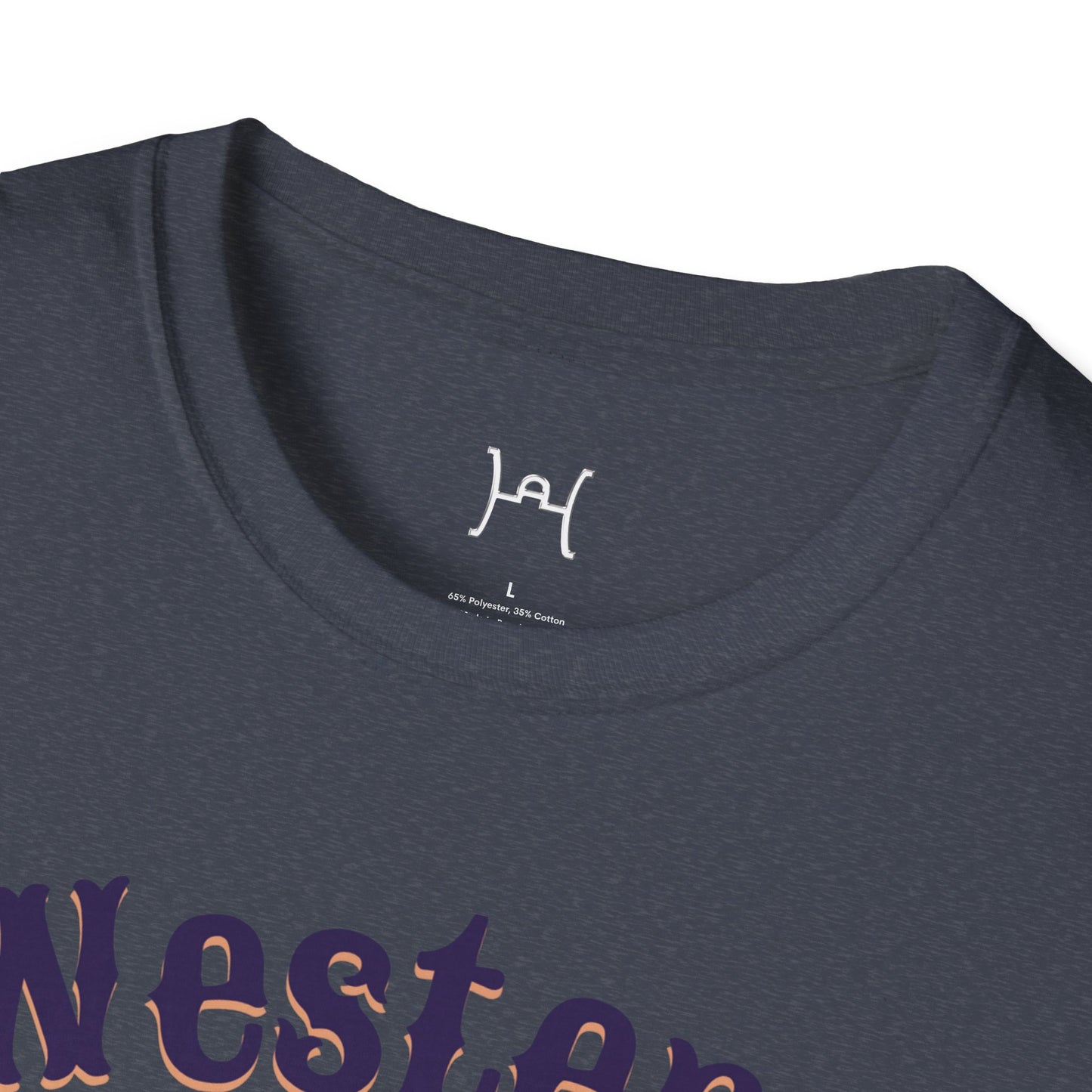 Western Rodeo Unisex Softstyle T-Shirt – Casual Cowboy Vibe, Perfect for Rodeo Events and Friends Gatherings