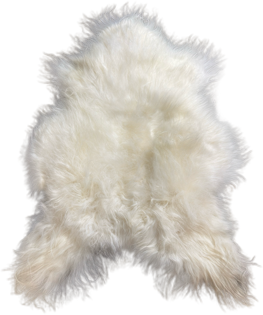 Icelandic White Sheepskin Rug