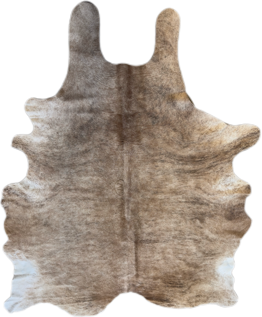 Light Brindle Cowhide Rug-Medium