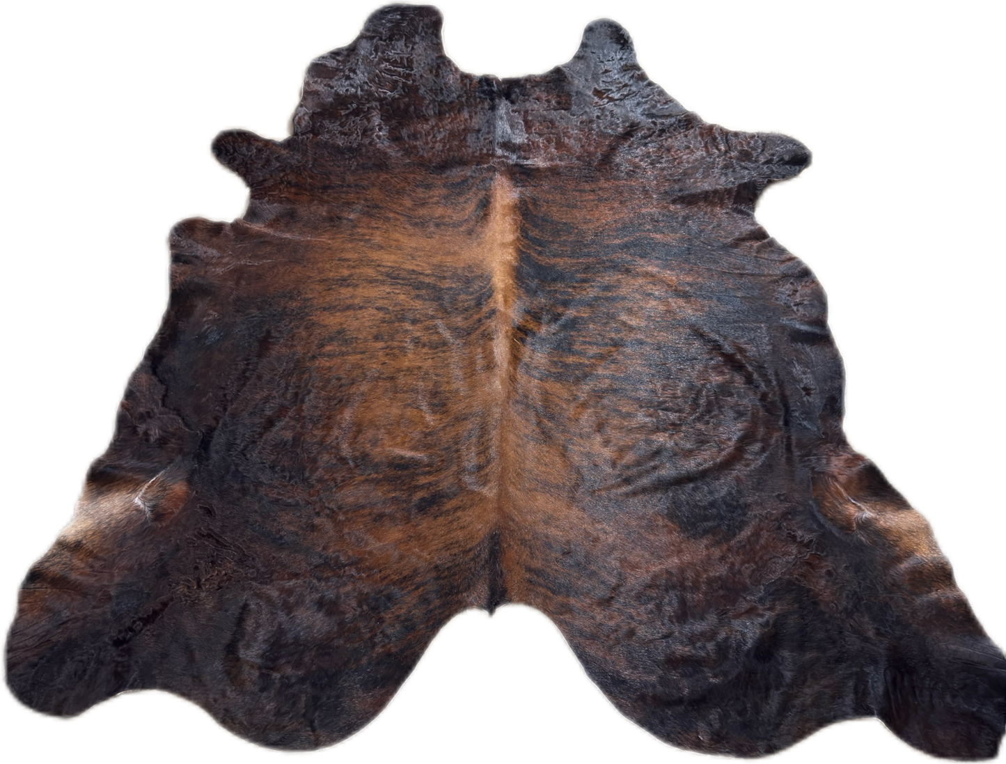 Dark Brindle Cowhide Rug