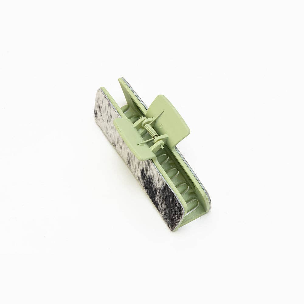 Sage Yard Hairon Hair Clip in Ebony Moss