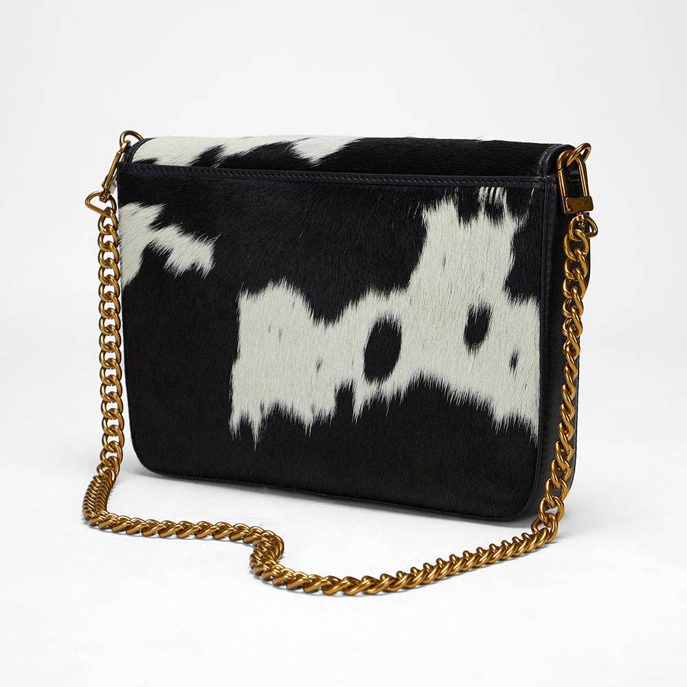 Loyal West On The Go Medium Chain Bag In Cowhide And  Calfskin