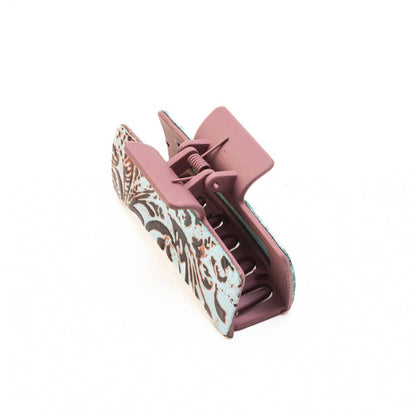 High Vista Hair Comb Clip In Peach and Brown