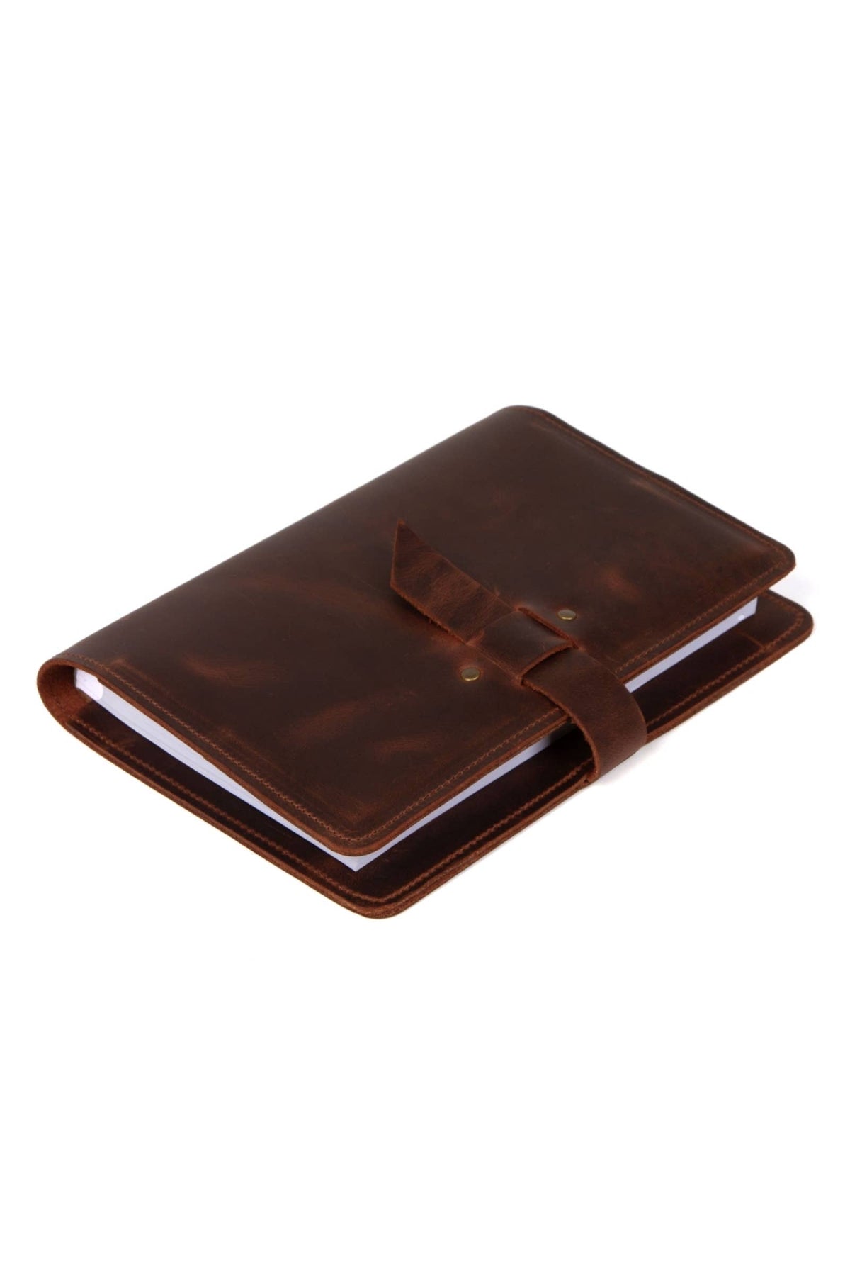 Leather Journal Cover, A5 Size Notebook Cover
