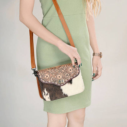 ADBG1225 Crossbody Genuine Western Leather Women Bag Eleanor