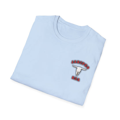 Bull Riding Graphic T-Shirt — 'Jaripet R3a' Rodeo Design