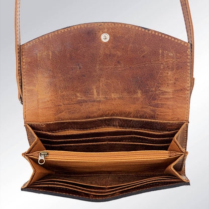 LC-ADBG518 Wallet Genuine Western Leather Women Bag
