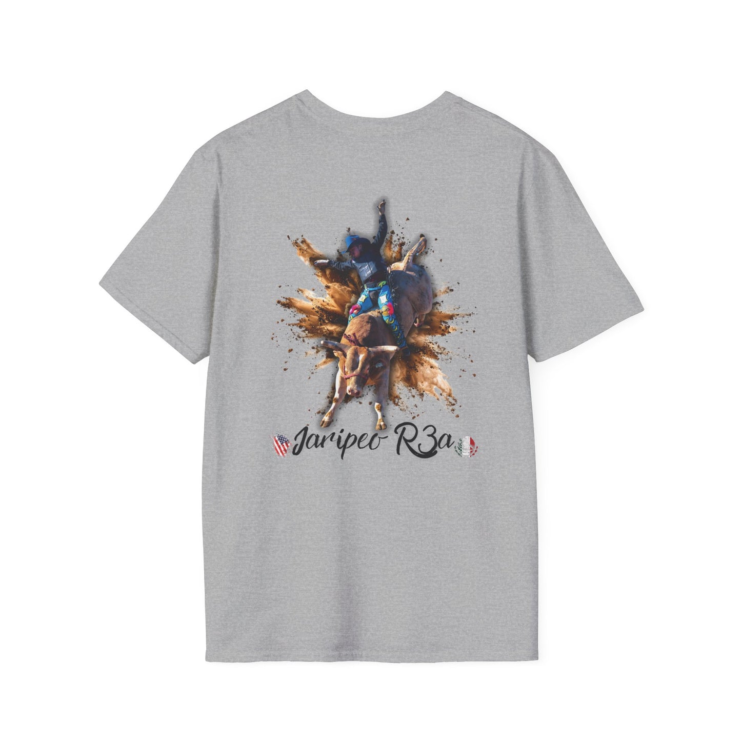 Bull Riding Graphic T-Shirt — 'Jaripet R3a' Rodeo Design