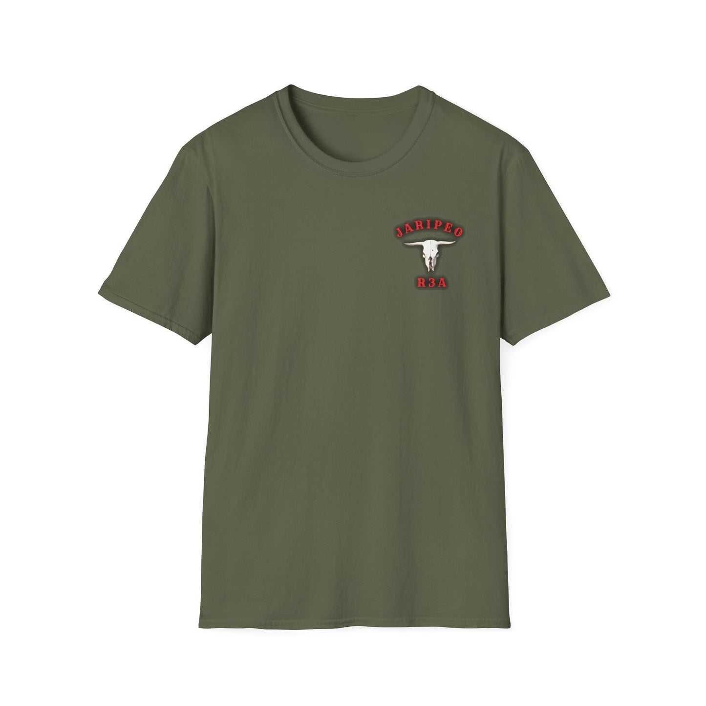 Bull Riding Graphic T-Shirt — 'Jaripet R3a' Rodeo Design