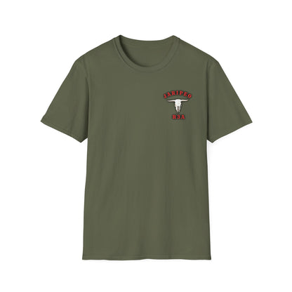Bull Riding Graphic T-Shirt — 'Jaripet R3a' Rodeo Design