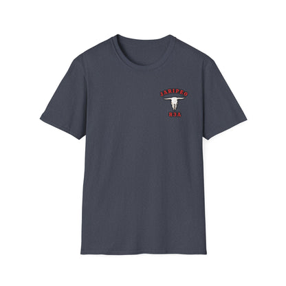 Bull Riding Graphic T-Shirt — 'Jaripet R3a' Rodeo Design