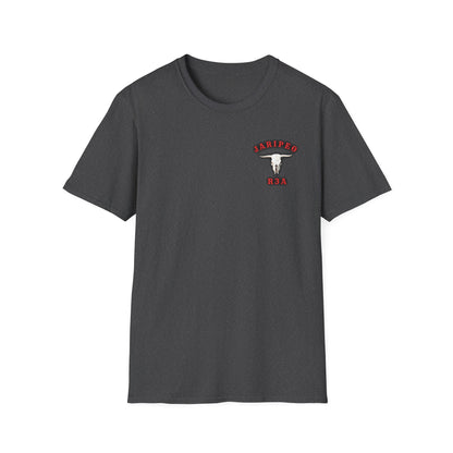 Bull Riding Graphic T-Shirt — 'Jaripet R3a' Rodeo Design
