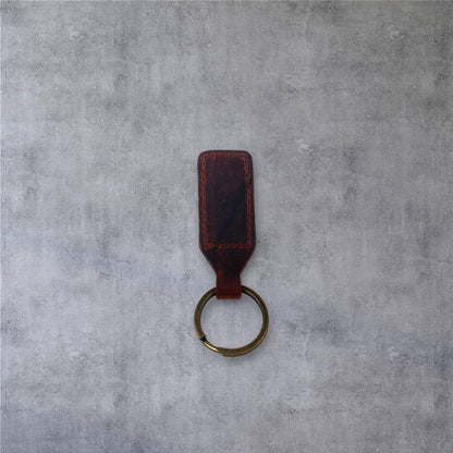 Leather Keychain, Durable Key Holder, Stylish Keychain