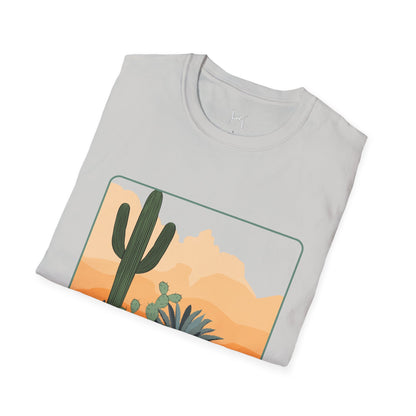 Desert Cactus Unisex Softstyle T-Shirt - Graphic Tee for Nature Lovers
