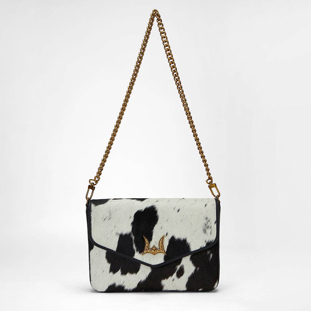Loyal West On The Go Medium Chain Bag In Cowhide And  Calfskin