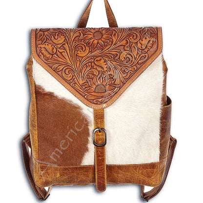 LC-ADBG386TAW Backpack Genuine Western Leather Women Bag