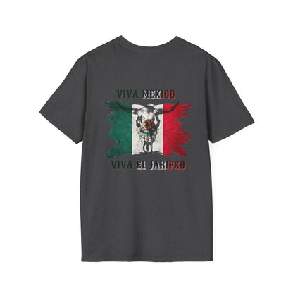 Viva Mexico Unisex Softstyle T-Shirt – Celebrate Jaripero Culture