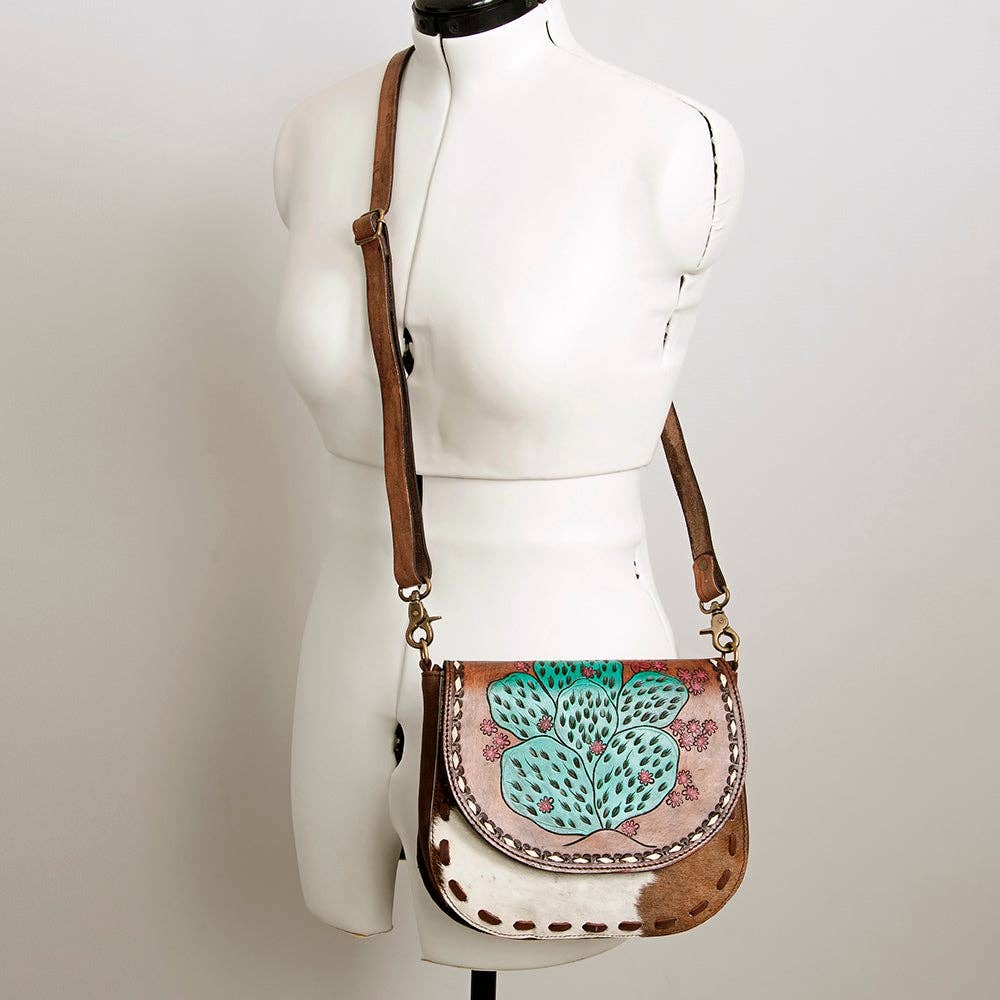 LC-ADBGA211 Messenger Genuine Western Leather Women Bag