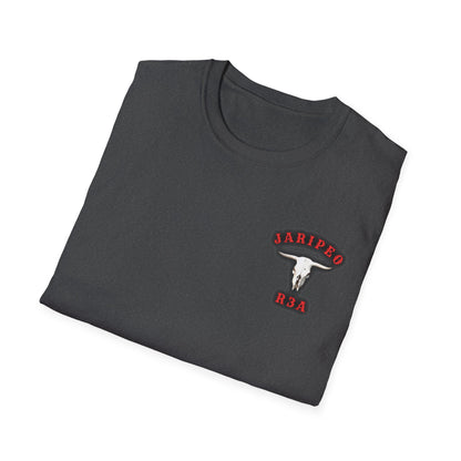 Bull Riding Graphic T-Shirt — 'Jaripet R3a' Rodeo Design
