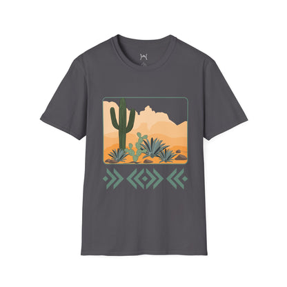 Desert Cactus Unisex Softstyle T-Shirt - Graphic Tee for Nature Lovers