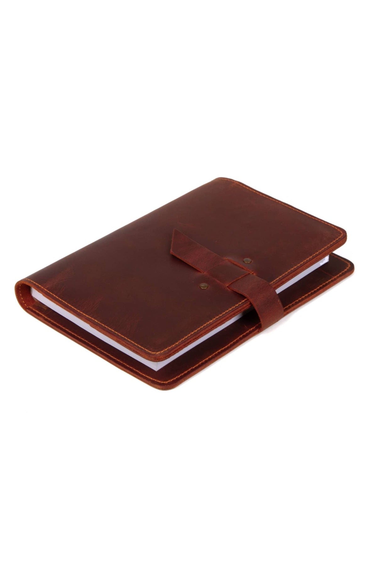 Leather Journal Cover, A5 Size Notebook Cover