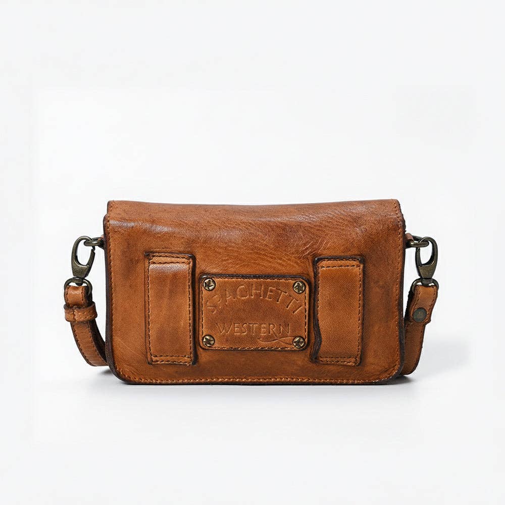 SWC201TAN Crossbody Genuine Leather women bag western Bag