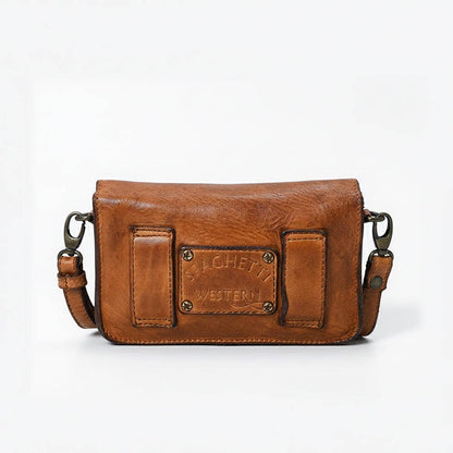 SWC201TAN Crossbody Genuine Leather women bag western Bag