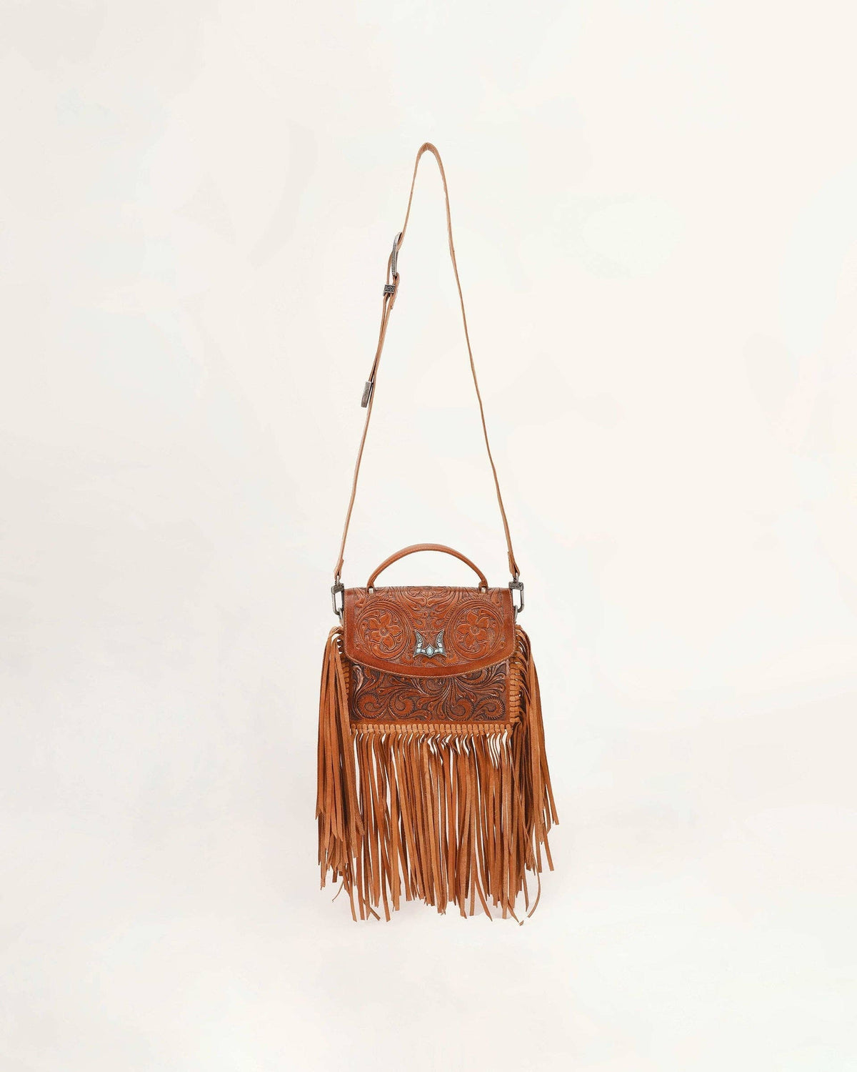 Loyal West Classic Flap Medium Tassle Bag Cowhide And Calfskin