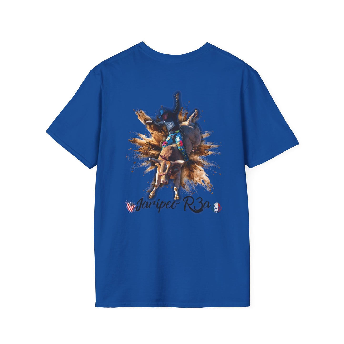 Bull Riding Graphic T-Shirt — 'Jaripet R3a' Rodeo Design