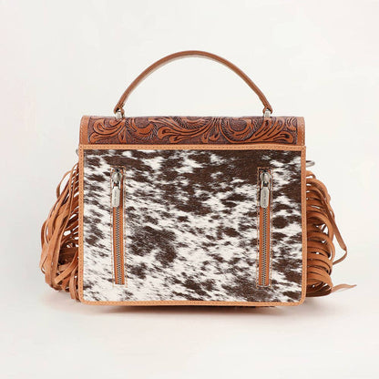 Loyal West Classic Flap Medium Tassle Bag Cowhide And Calfskin