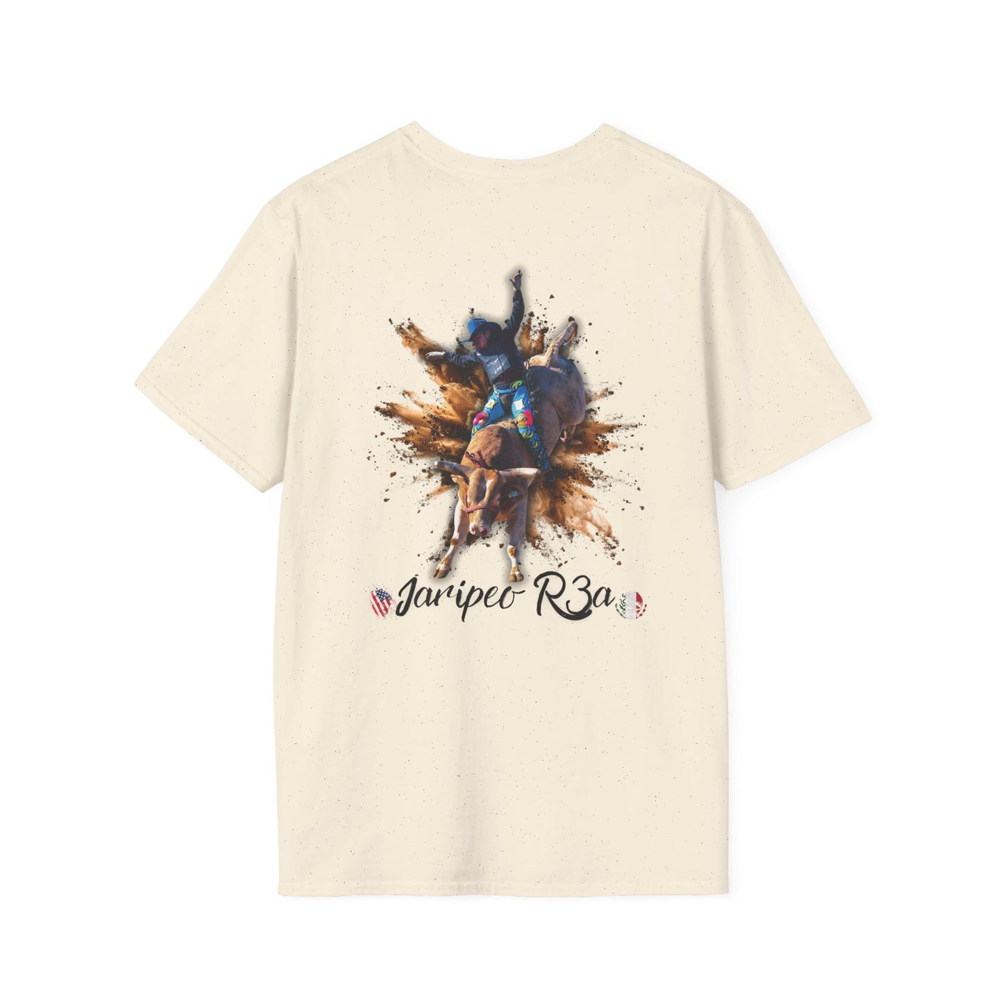 Bull Riding Graphic T-Shirt — 'Jaripet R3a' Rodeo Design