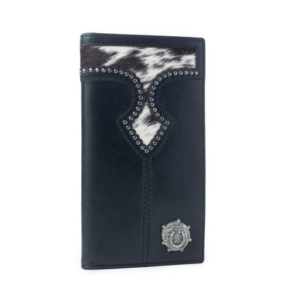 Lariat Crest Hairon Leather Wallet for Men Variant Combo