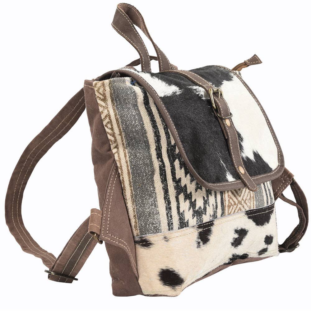 KB102 Backpack Upcycled Canvas Ladies Bag