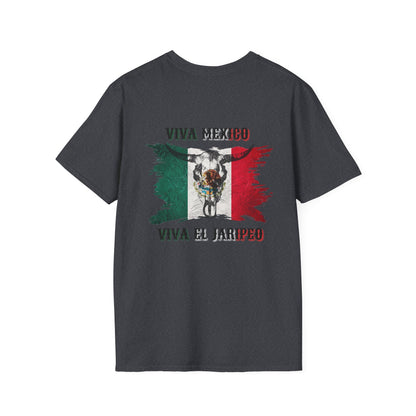 Viva Mexico Unisex Softstyle T-Shirt – Celebrate Jaripero Culture