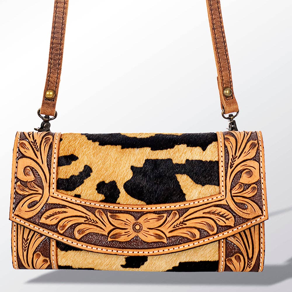 LC-ADBG518 Wallet Genuine Western Leather Women Bag