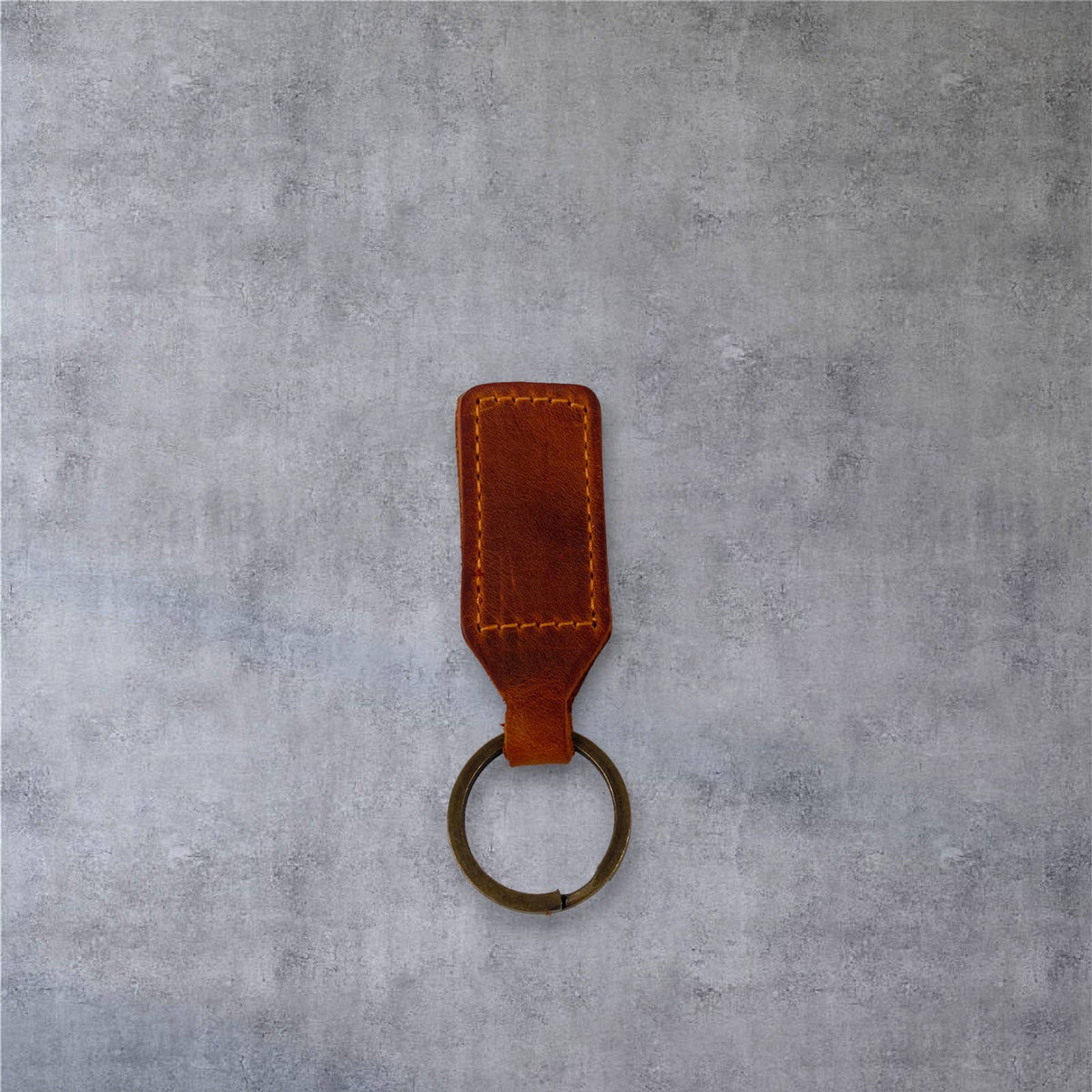 Leather Keychain, Durable Key Holder, Stylish Keychain