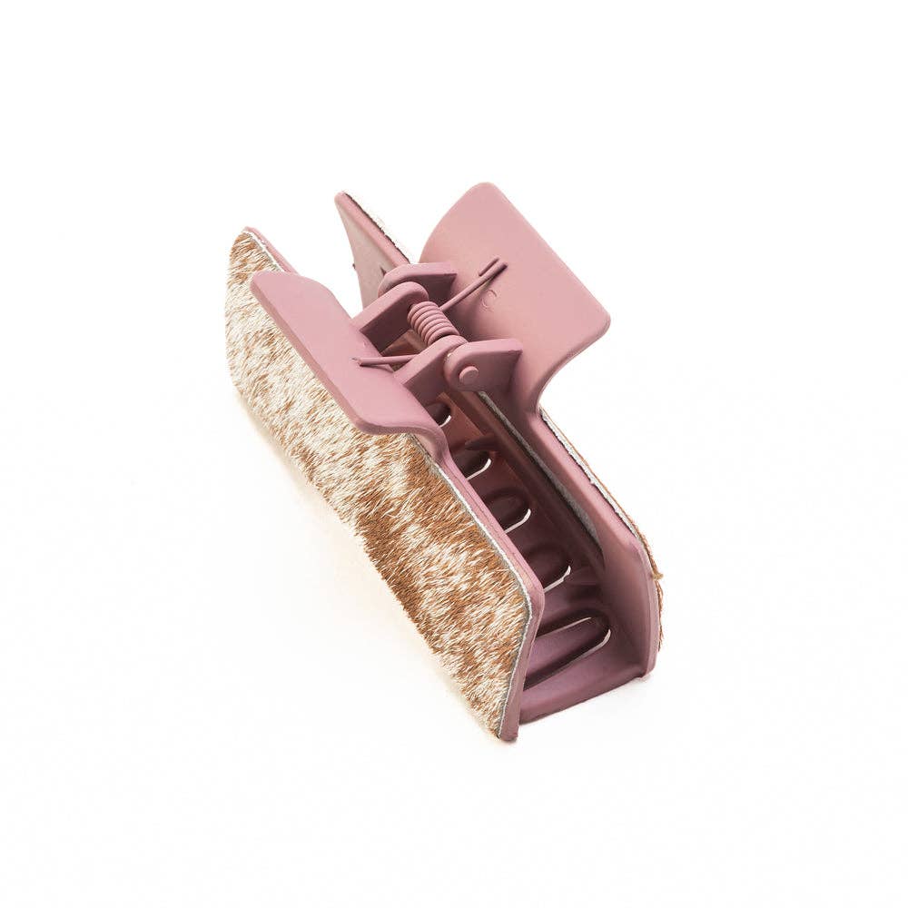 High Vista Hair Comb Clip In Peach and Brown