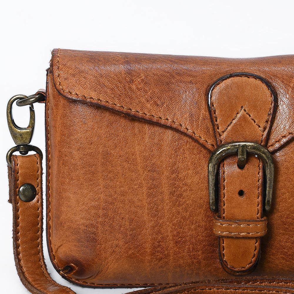 SWC201TAN Crossbody Genuine Leather women bag western Bag