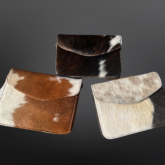 Cowhide Leather Keep It Simple II Crossbody Purse