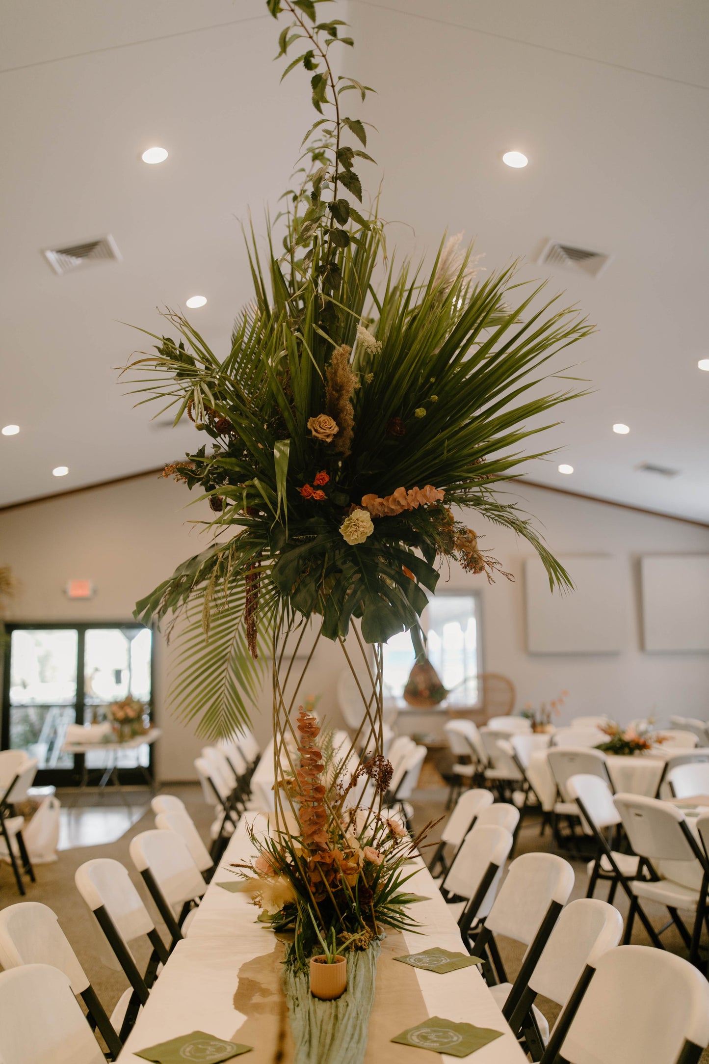 Amber bud vases